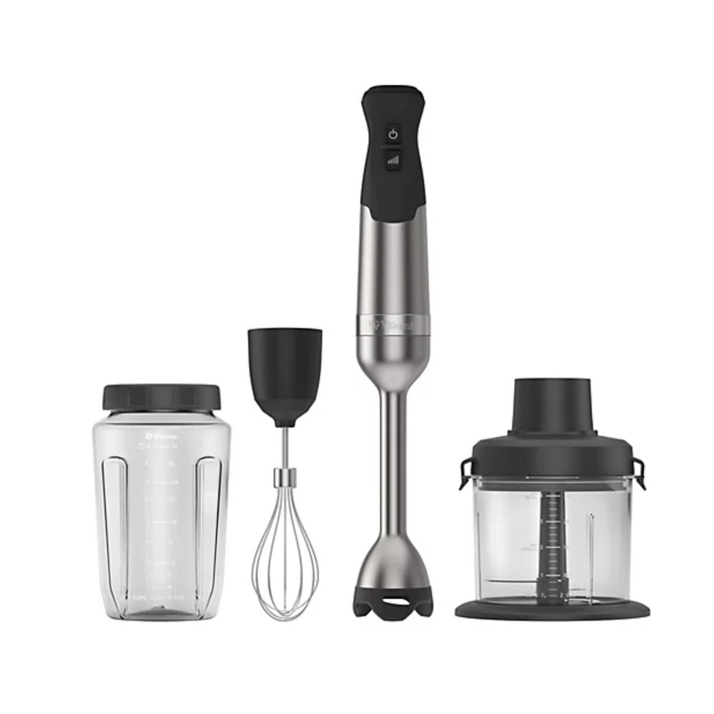 Vitamix Immersion Blender Bundle VM0219 625W Stainless Steel Whisk Chopper Jar
